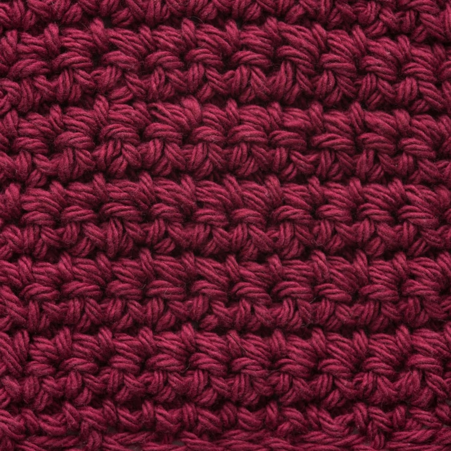 Lily Sugar 'N Cream The Original Solid Yarn, 2.5oz, Medium 4 Gauge, 100% Cotton - Wine - Machine Wash & Dry