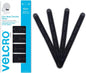 VELCRO Brand Face Mask Extender includes 4 Black Straps, 12” x 1” Comfortable and Adjustable Ear Savers, VEL-30084-USA