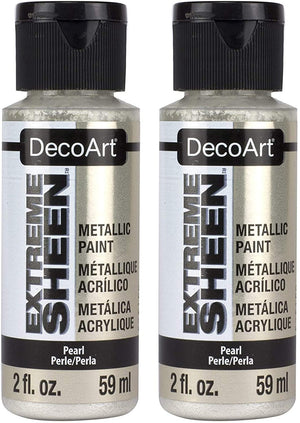 DecoArt 2 Ounce, Pearl Extreme Sheen Paint (Тwo Рack)