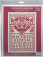 M & R Technologies Folk Art Sampler Cross Stitch Kit 10 X 14.75-inch 14 Count, Acrylic, Multicolour, 0.63x22.86x30.48 cm