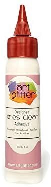 Art Institute Glitter Designer Dries Clear Adhesive, 2-Ounce, Single Pack