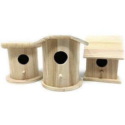 PIXISS Birdhouses; 3ct