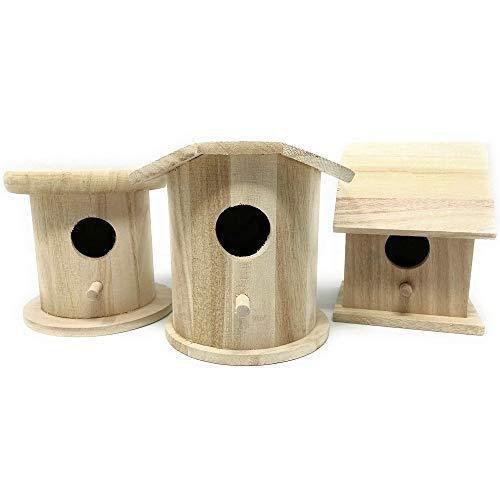 PIXISS Birdhouses; 3ct