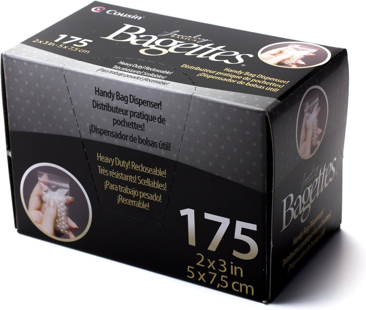 Cousin 2x3 inch Storage Bags - 175 Pieces