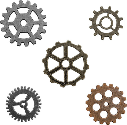 Tim Holtz Idea-Ology Gadget Gears Embellishments 5/Pack