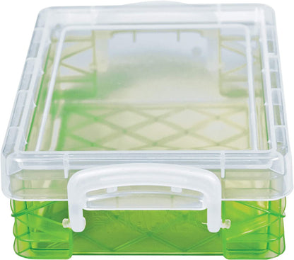 Super Stacker Crayon Box, 3.5 x 4.75 x 1.5 Inches, Color May Vary, 1 Box (61612)