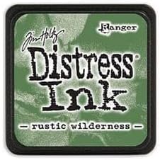 Mini Distress Ink Pads- Bundle of 8 Tim Holtz Saltwater Taffy, Speckled Egg, Crackling Campfire, Rustic Wilderness, Kitsch Flamingo, Salvaged Patina, Prize Ribbon, Villainous Potion Tim Holtz Ranger