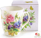 BURTON & BURTON Porcelain MUG ABUNDANT BLOOMS Holds 16 oz.