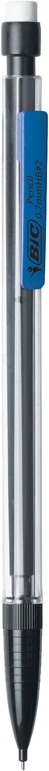 BIC Xtra-Precision Mechanical Pencil, Clear Barrel, Fine Point (0.5mm), 5-Count
