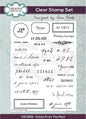 Sam Poole Dates from The Past-Clear Stamp Set, A5