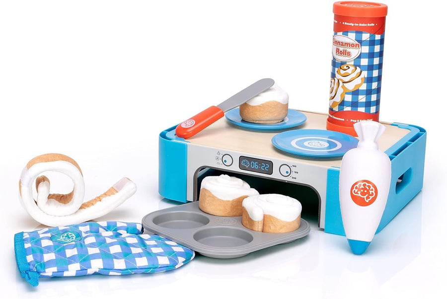 Fat Brain Toys Pretendables Cinnamon Roll Set - Pretendables Cinnamon Roll Set - New Imaginative Play for Ages 3 to 7