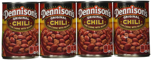 Dennison Chili With Beans, 15 Oz can, Pack of 12