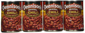 Dennison Chili With Beans, 15 Oz can, Pack of 12