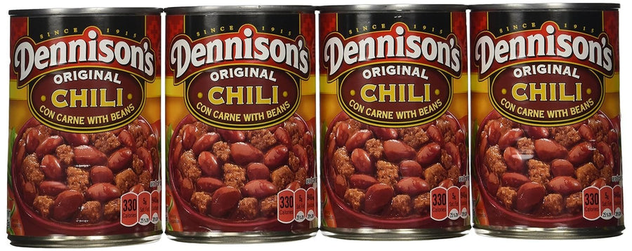 Dennison Chili With Beans, 15 Oz can, Pack of 12