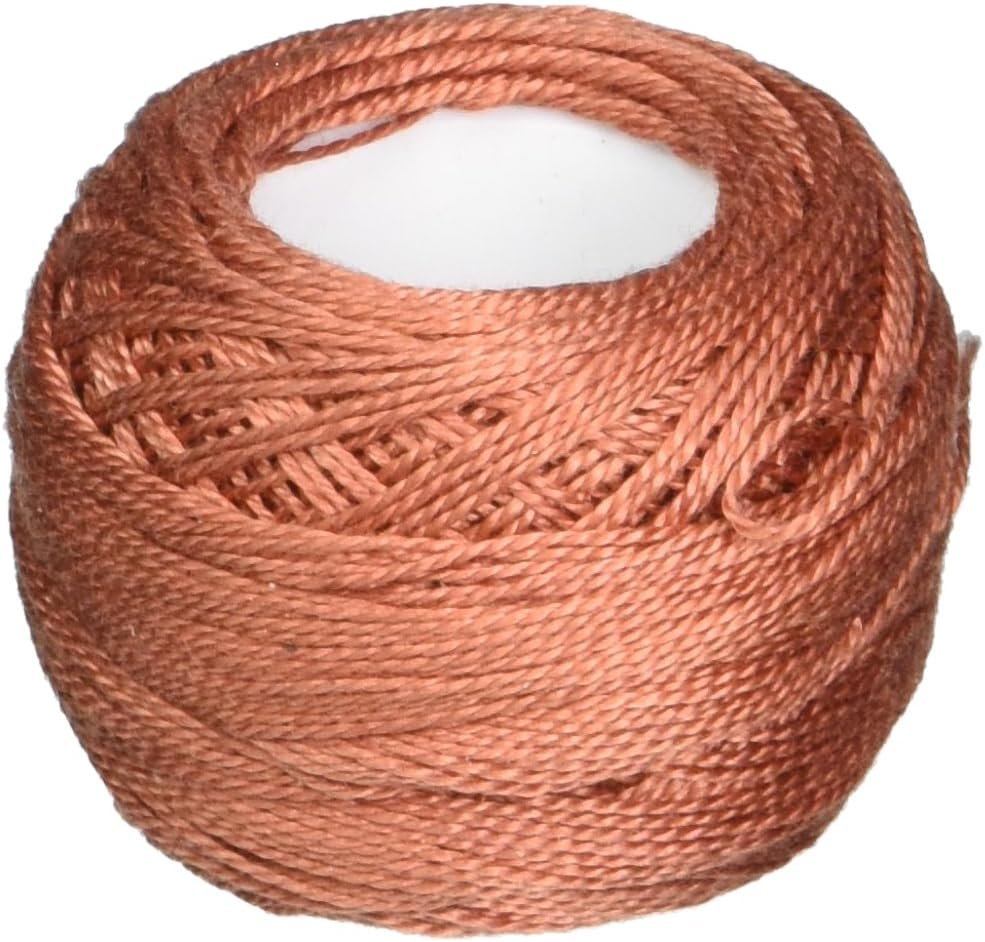 DMC 116 8-356 Pearl Cotton Thread Balls, Medium Terra Cotta, Size 8