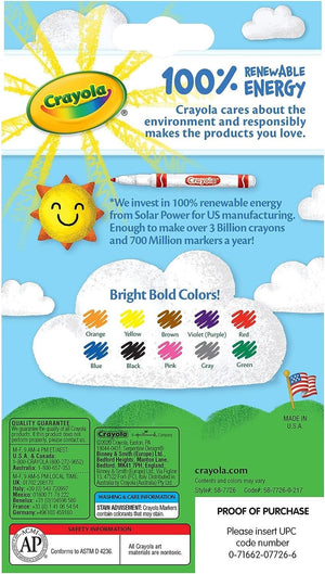 CRAYOLA MARKERS FINE LINE 10 COUNT