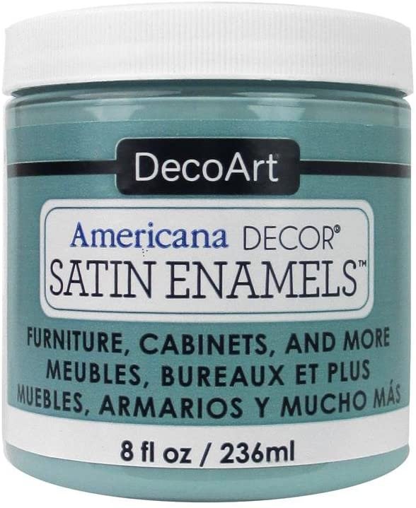 DecoArt Americana Decor Satin Enamels Acrylic Paint, Grey Taupe, ADSA19, 8 fl oz, Jar