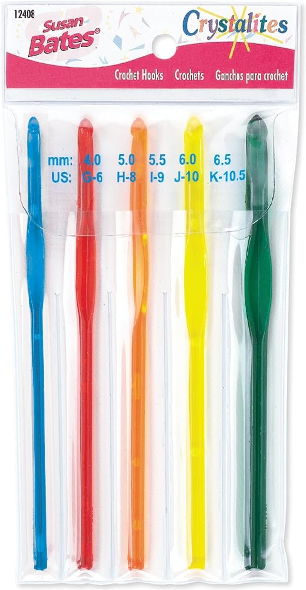 Crystalites 12408 Acrylic Crochet Hook Gift Set