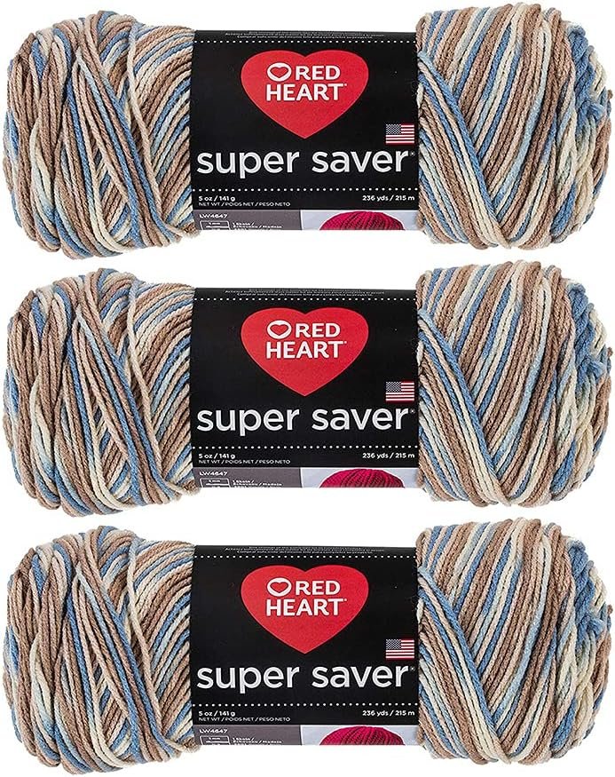 Red Heart Super Saver Yarn (3-Pack) Mirage E300-301