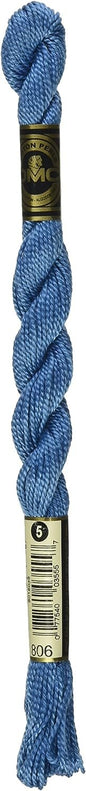 DMC 115 5-806 Pearl Cotton Thread, Dark Peacock Blue, Size 5