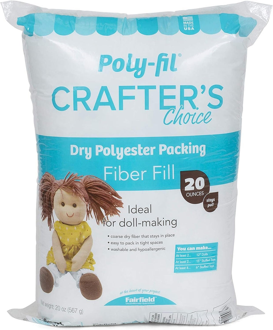 Fairfield Poly-Fil Crafter's Choice Dry Packing Fiber Fill Bag