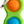 Load image into Gallery viewer, Fat Brain Toys Simpl Dimpl Bright Colors - Green - Popping Fidget Keychain, Kids &amp; Adults
