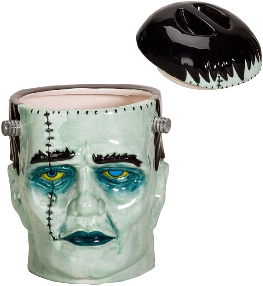 Pacific Giftware Frankenstein Head Ceramic Cookie Jar