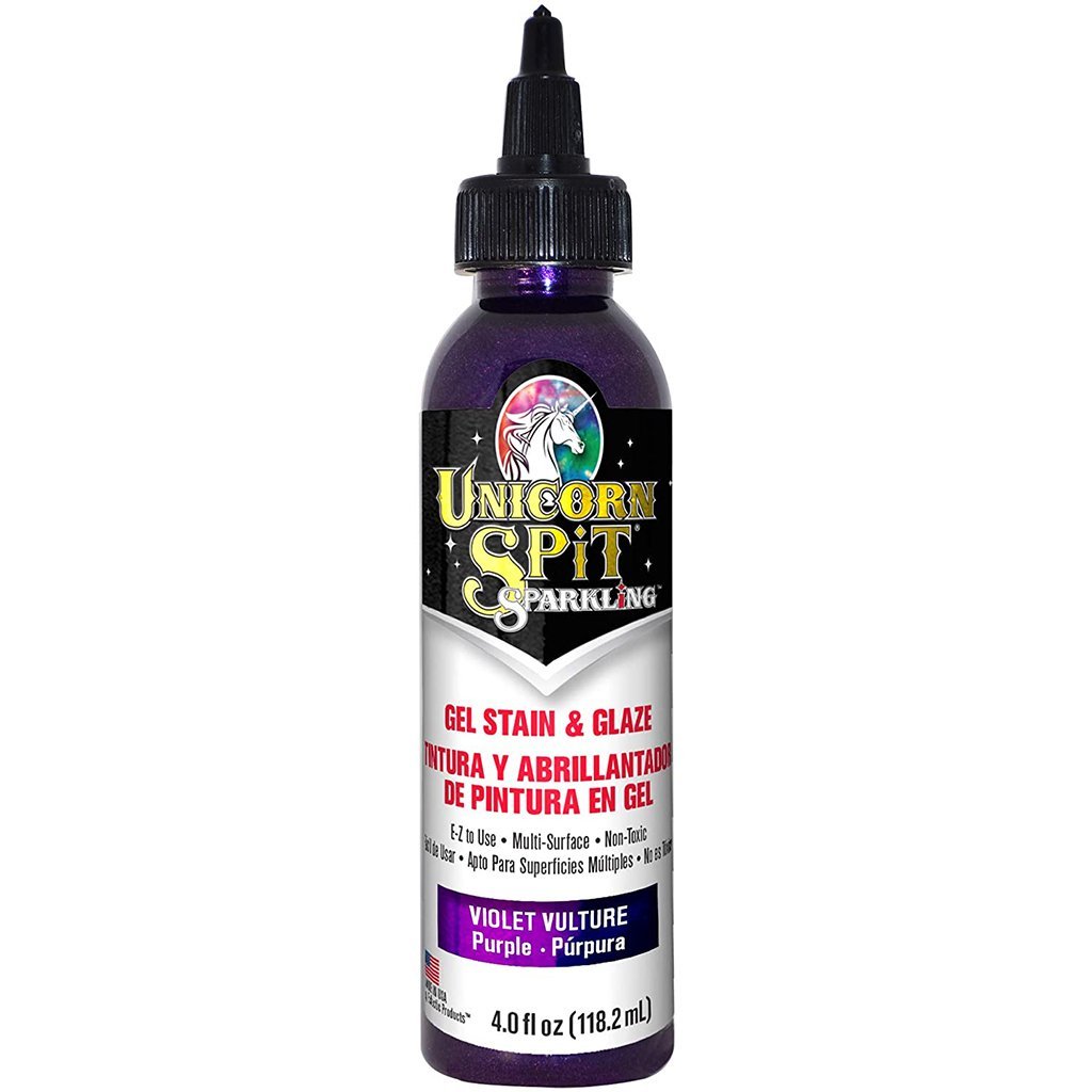 Unicorn Spit Sparkling Wood Stain & Glaze, 4oz. (6 Colors)