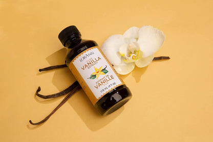 LorAnn Pure Vanilla Extract 4 ounce bottle