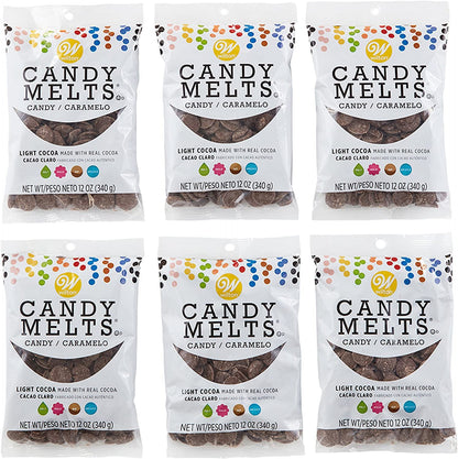 Wilton 12 oz. Light Cocoa Candy Melts® Candy, 6-Count