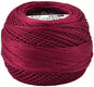 DMC 116 12-814 Pearl Cotton Thread Balls, Dark Garnet, Size 12