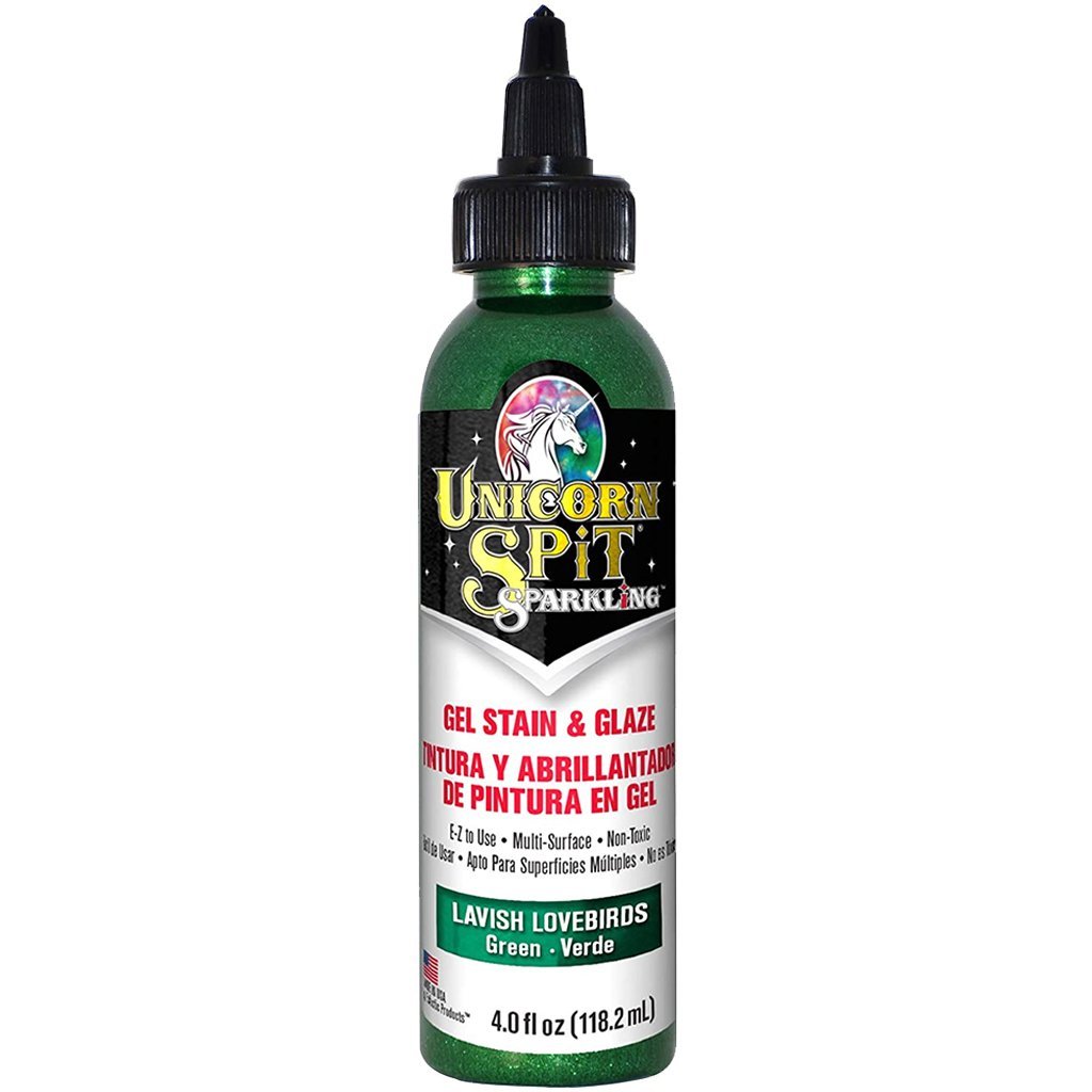 Unicorn Spit Sparkling Wood Stain & Glaze, 4oz. (6 Colors)