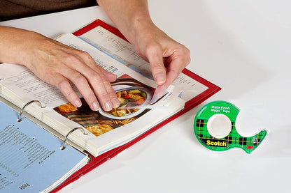 Scotch Double Sided Tape with Dispenser, Narrow Width,(VAR)