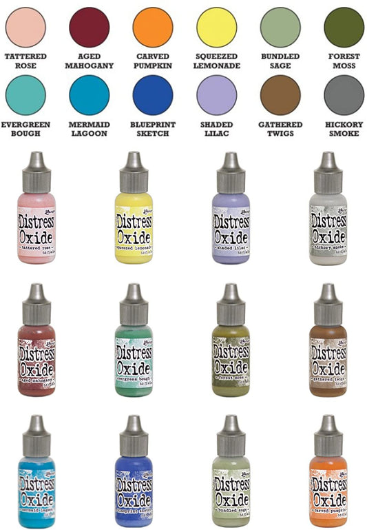 Ranger Tim Holtz Distress Oxide Reinker Set Of 12 - Winter 2018