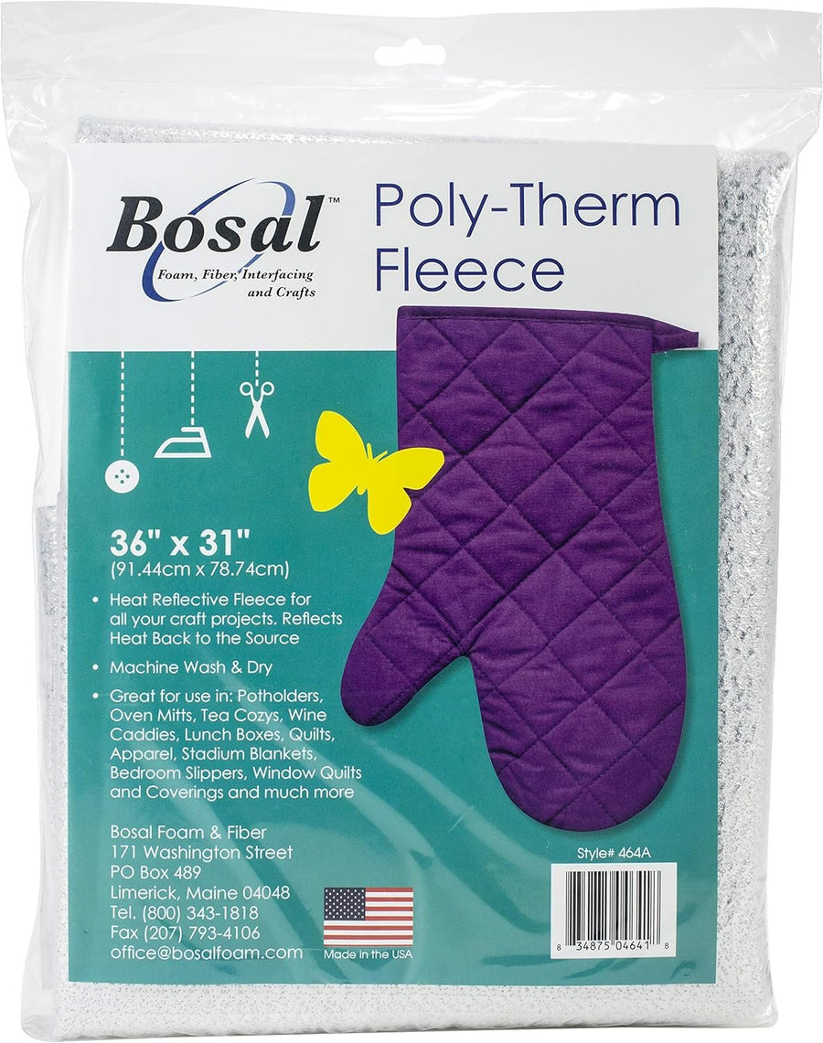 Bosal Poly-Therm Heat Silver Reflective Fleece