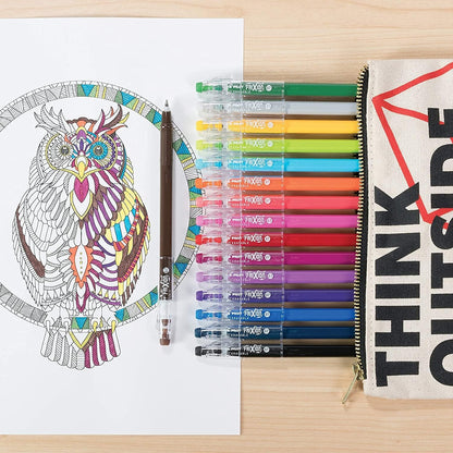 PILOT FriXion ColorSticks Erasable Gel Ink Stick Pens, Fine Point, Black Ink, Ideal For Teachers