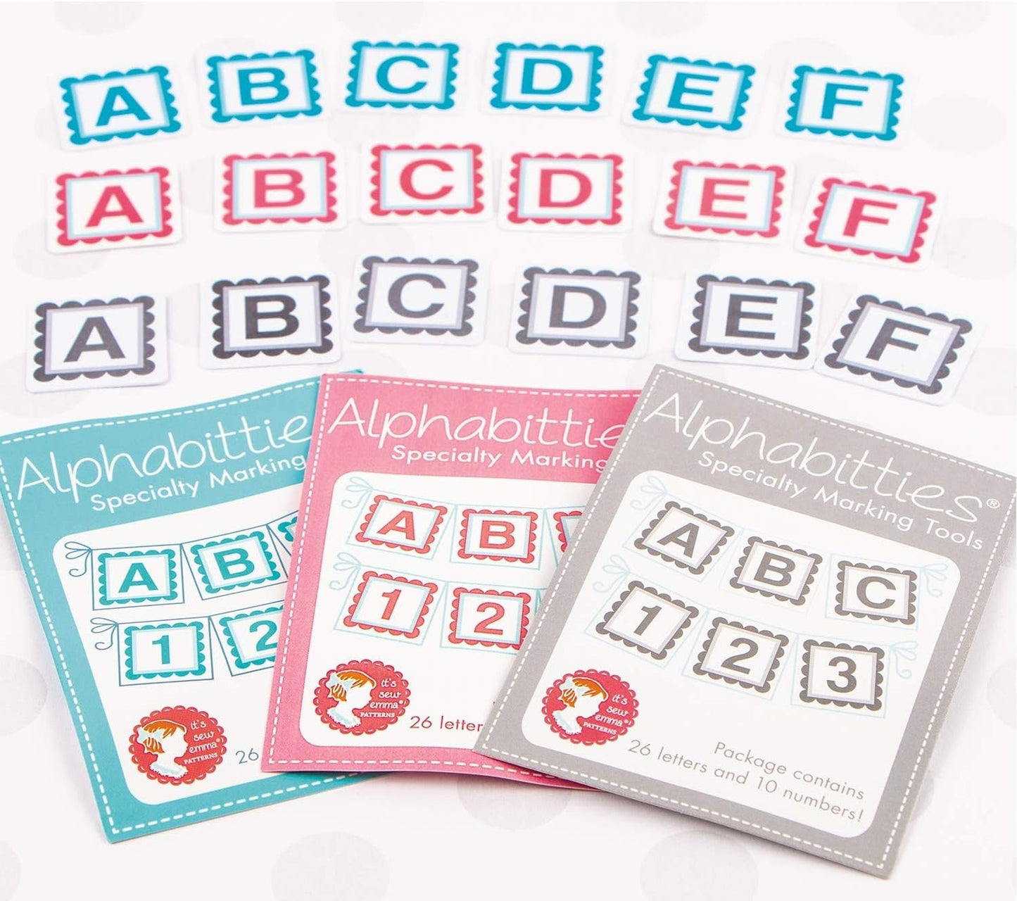 Blue Alphabitties Specialty Marking Tools by It's Sew Emma ISE707