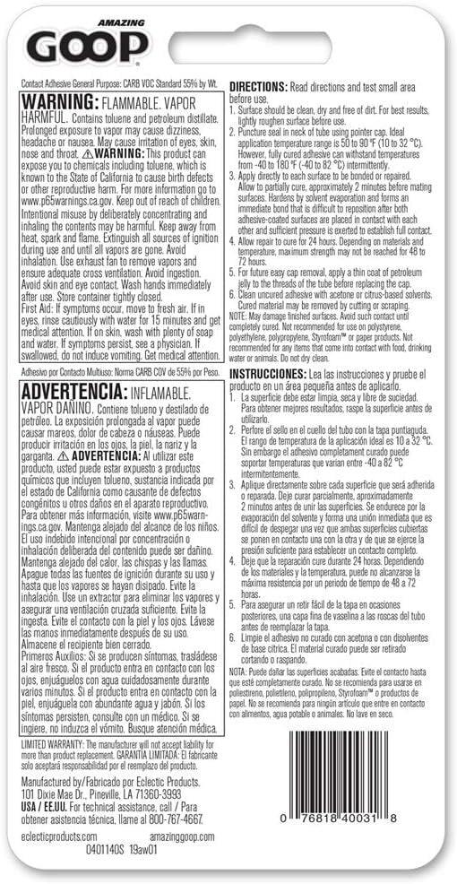 Amazing GOOP 140231 1 oz. All Purpose Amazing Goop, Clear