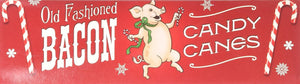 Archie McPhee Bacon Candy Canes, 3.8 Ounce, 6 Pack