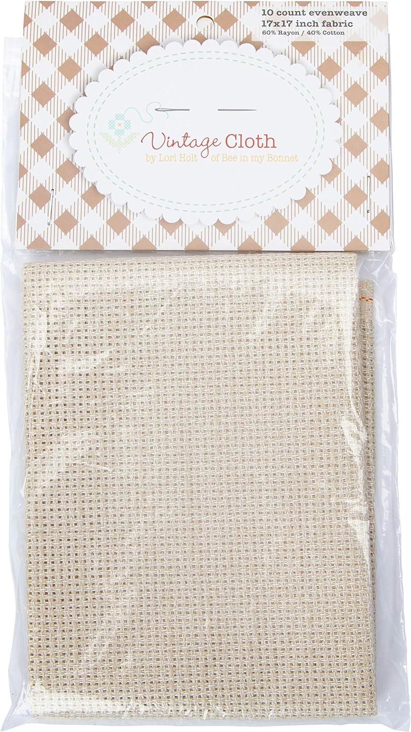 Riley Blake Designs Vintage Cloth 10CT, 17"X17" Farmhouse