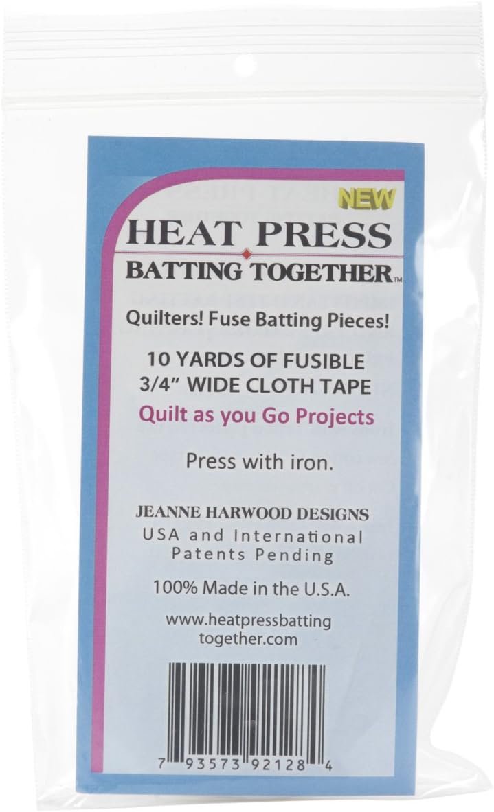 Heat Press Batting HP3/4 Together Batting, White