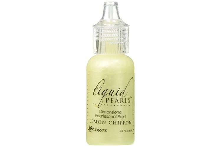 Ranger Liquid Pearls Glue, 0.5 oz, Lemon Chiffon