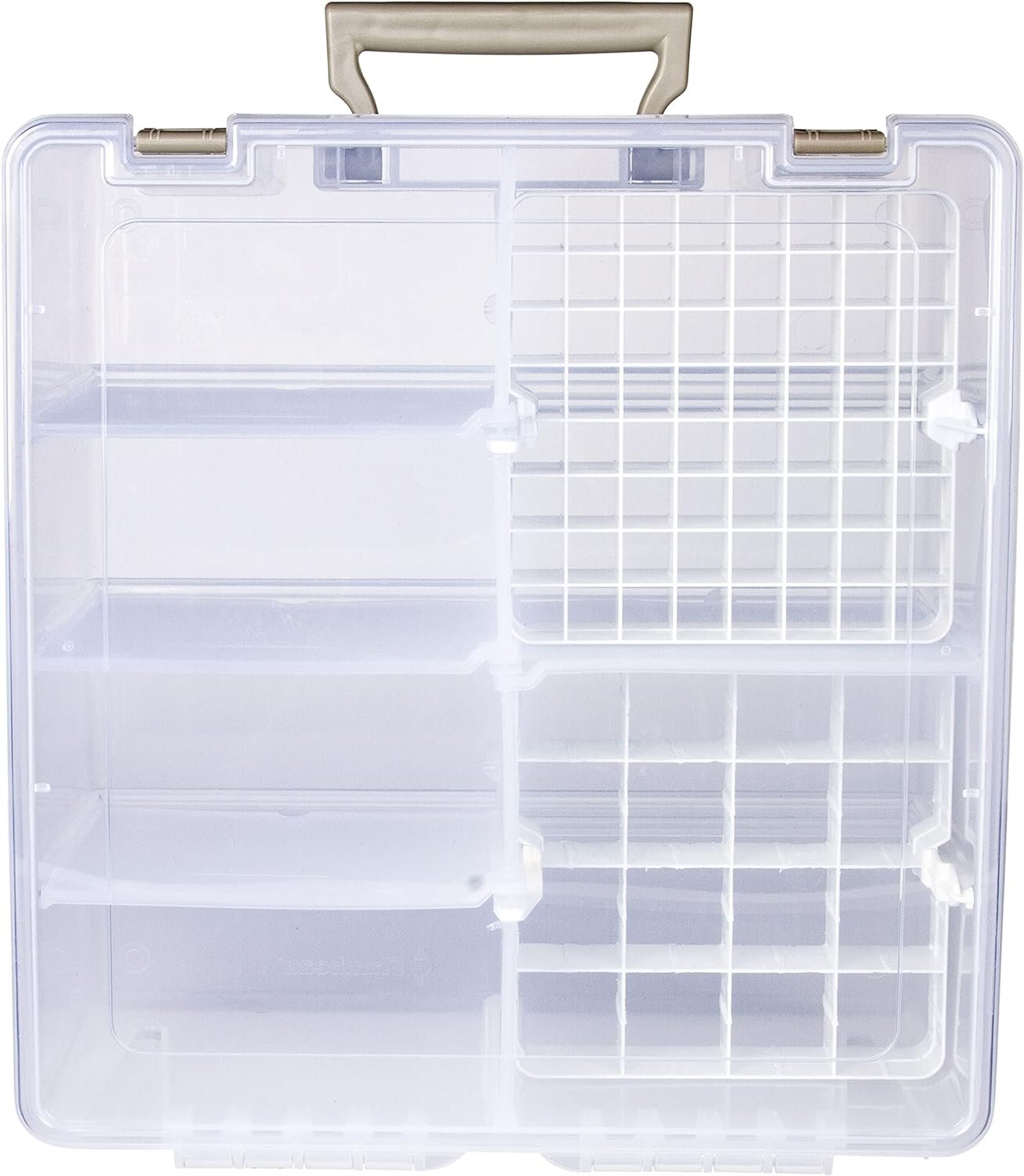 ArtBin Satchel DBLDP TRANSLUCNT, 15.25"X14"X6.25" Translucent