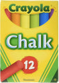 Crayola Chalk, Assorted Colors, 3 X 12 Sticks Per Box (36 Chalks)