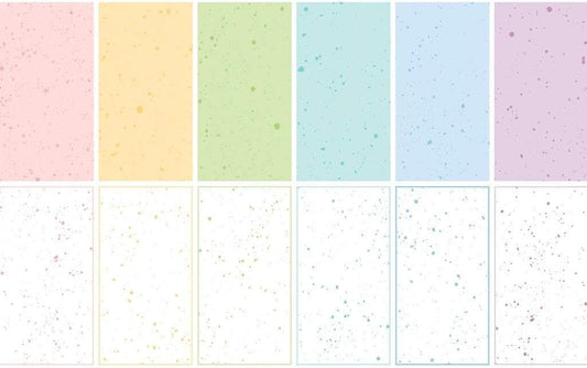 Lawn Fawn Petite Paper Pack 6" x 6", 36/Pkg - Spiffy Speckles (LF1868)