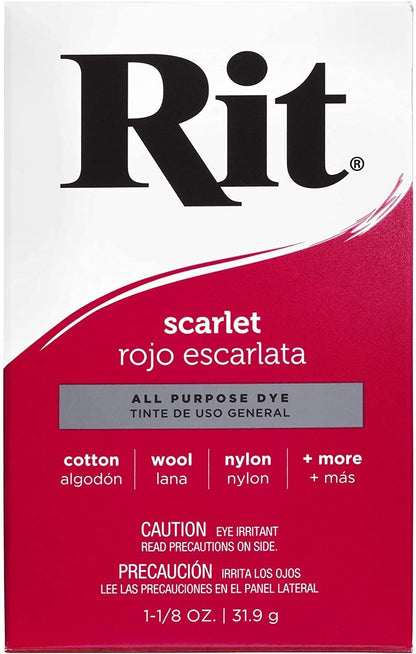 NAKOMA PRODUCTS RIT DYE 1 1/8OZ SCARLET POWDER