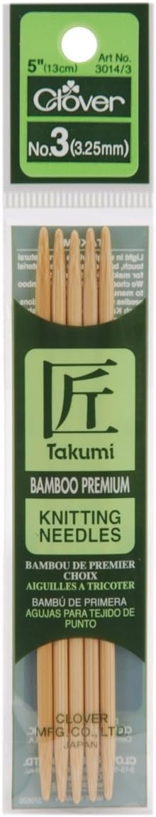 Clover Takumi 5-Inch Double Point, Size 3