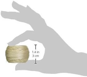 DMC Pearl Cotton Ball Size 12 141yd, Cream