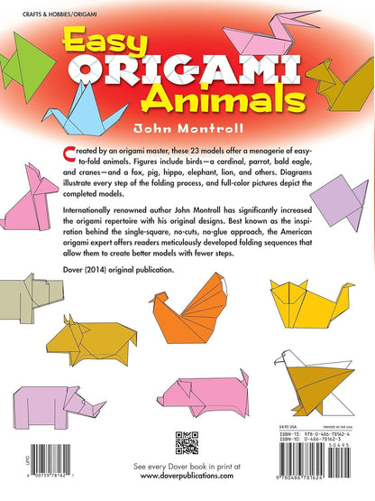 Easy Origami Animals (Dover Crafts: Origami & Papercrafts)