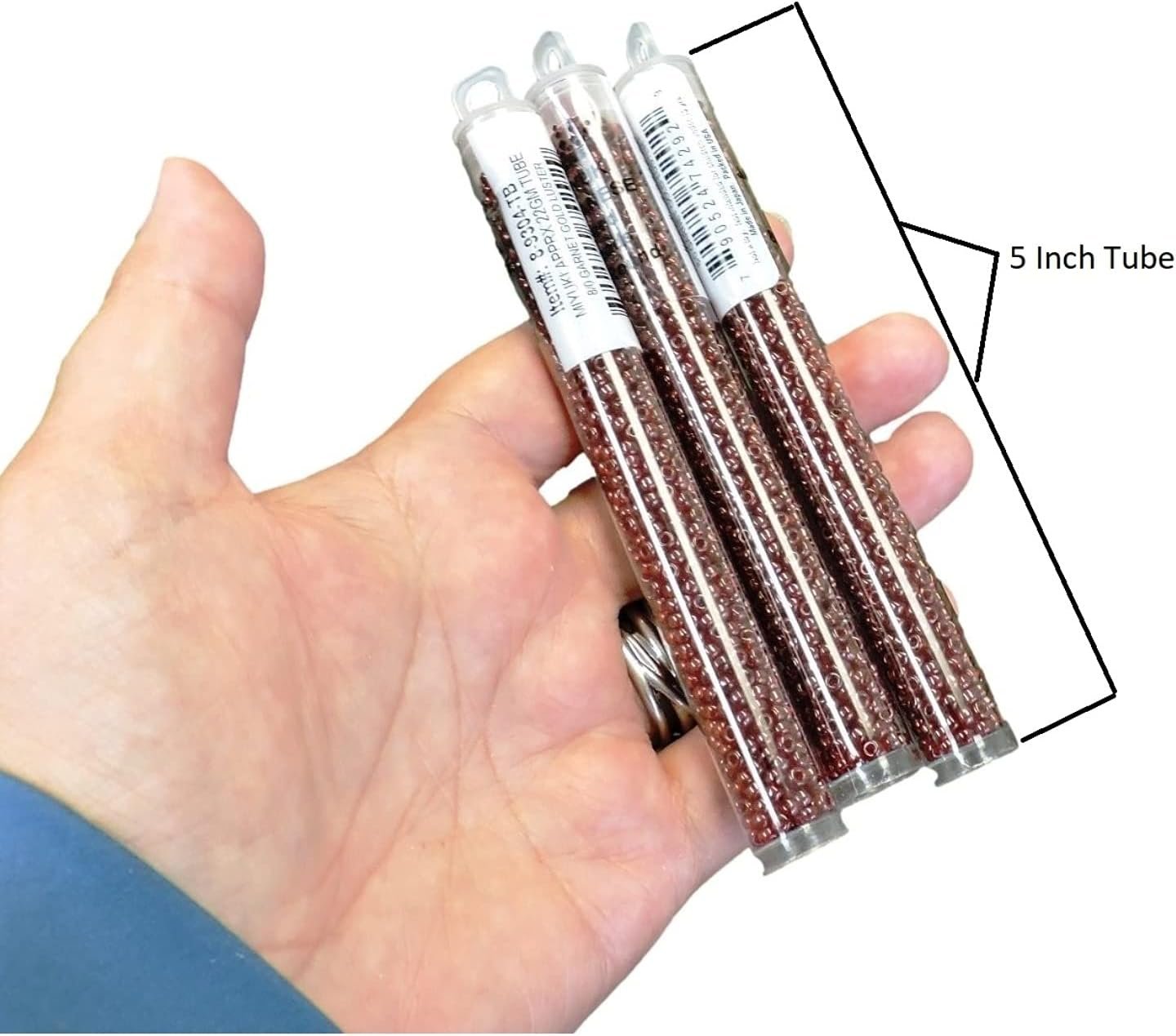 Round Seed Beads Size 8/0 22g Opaque Orange